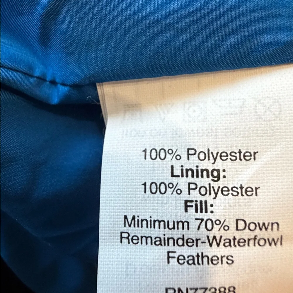 J. Crew quilted down royal blue vest. Size medium.